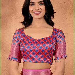 Demure Clothing Co Silk Blend Heavy Work Mysore Silk Saree image 5