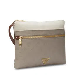 lavie signature Lavie Beige Color Block Sling Handbag image 3
