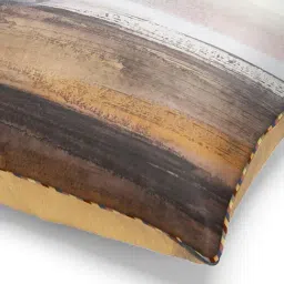 Bianca Suzane Beige & Brown Microfibre Cushion Cover - Set of 3 image 5