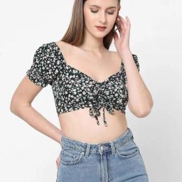 VASTRADO Black Floral Printed Top-picture-47