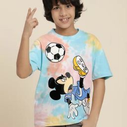 Kidsville Mickey & Friends Printed Multicolor T-Shirt For Boys-picture-49