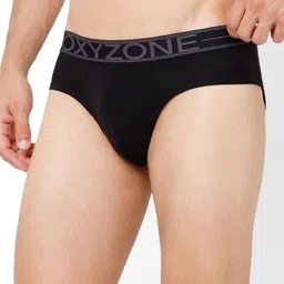 OXYZONE Pack Of 2 Mid-Rise Basic Briefs image 2