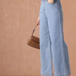 all about you Women Wide Leg High-Rise Stretchable Jeans-picture-31