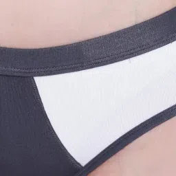 La Intimo White & Grey Mermaid Bikini Panty image 5