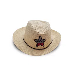 JENNA Kids Sheriff Design Basket Weave Fedora Hat-picture-34