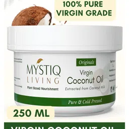 Mystiq Living Extra Virgin Coconut Oil Baby Massage Oil Baby Hair Oil Pure Coconut Oil for Baby and Kids- 250 ml-image-18