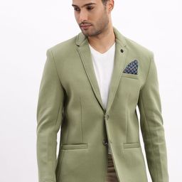 SHOWOFFFF Single-Breasted Slim Fit Notch Lapel Collar Blazer-picture-17