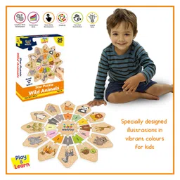 Webby Wild Animals Jigsaw Puzzle Mutlicolour - 25 Pieces image 5
