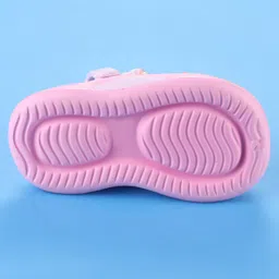 Oh! Pair Slip On Clogs with Teddy Applique - Rose Red image 5