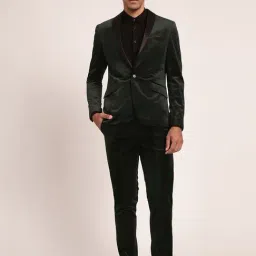 Lindbergh Dark Green Slim Fit Two Piece Suit-picture-19