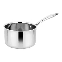 Prabha Stainless Steel Silver Prima Saucepan without Lid- 18cm, 2.6L-picture-42