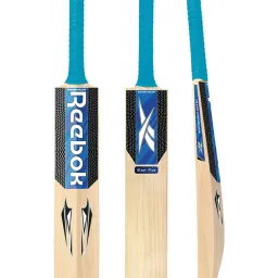Reebok Pre-Knocked Kashmir Willow Cricket Bat with Portable Bat Cover (Blue) image 4