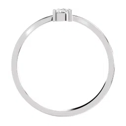 Sparkles Lab Grown Diamond 14k (585) White Gold Ring for Women image 4