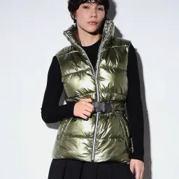 Only Green Regular Fit Puffer Jacket image 2