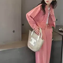 Xsole Girls Shirt Collar Top & Trouser-image-4