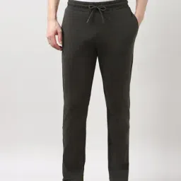 Peter England Green Regular Fit Trackpants-image-4