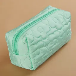 Fame Forever by Lifestyle Green Quilted Pouch image 4