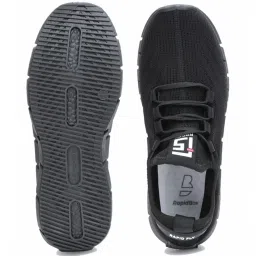 Rapid Box Men's Black Running Shoes image 4