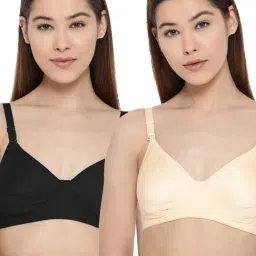Lady Lyka Multicolor Non Wired Non Padded T-Shirt Bra (Pack Of 2)-picture-22