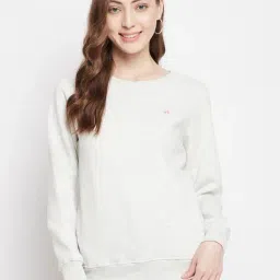Crimsoune Club White Textured Sweatshirt-picture-44