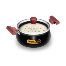 Hawkins Black & Transparent Hard Anodised 19 cm Non-Toxic Handi With Glass Lid (2 L) - Set of 1-picture-81