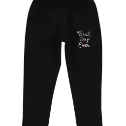 Dyca Kids Black Cotton Regular Fit Trackpants-image-32