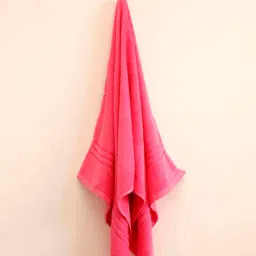Ariana High Absorbent Pink Cotton 450 GSM Bath Towel-image-60