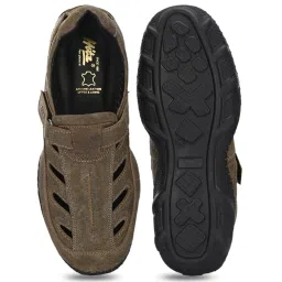 Hitz Men's Olive Fisherman Sandals image 4