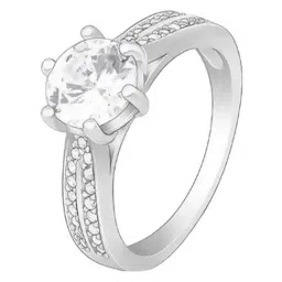 GIVA 925 Sterling Silver Orion Shine Ring Fixed Size For Women image 4