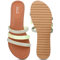 Inc.5 Women's Green Casual Sandals image 4