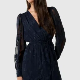 forever new Solange Long Sleeve Burnout Midi image 4