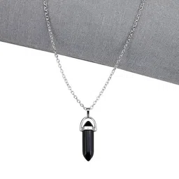 Utkarsh Silver-Plated Geometric Pendants with Chains image 4