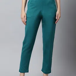 LEGITLOOKS Women High-Rise Easy Wash Trousers-picture-31