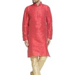 B BEN Men Red Kurta Sets-picture-33
