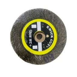 KWICK CUT 10x1 inch Round Solid Flap Wheel 80-120 Grit-image-13