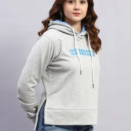 Rock.it Grey & Blue Graphic Print Hoodie image 2