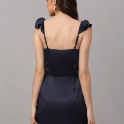 NEUDIS Navy Mini A Line Dress image 2