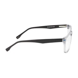 SeeSaw Grey Crystal Square Eye Framesfor Kids image 4