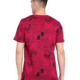 Anta Red Regular Fit Printed Crew T-Shirt image 2