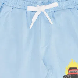 Pantaloons Junior Sky Blue Joggers image 4