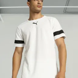Puma teamRISE White Regular Fit Jersey-image-11