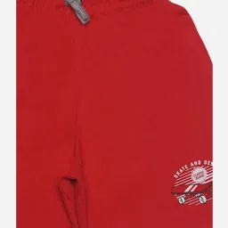 Dollar Boys Red Solid Bermuda image 4