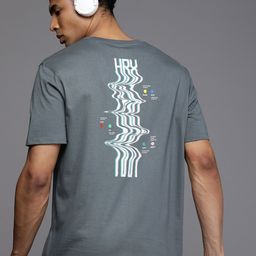 HRX by Hrithik Roshan Men Graphic Printed Bio Finish T-shirt-picture-5