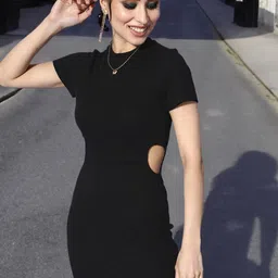 STYLECAST X KASSUALLY Cut-Outs Detail Bodycon Mini Dress-picture-10