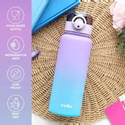 Cello Purple & Blue Plastic Buzz Water Bottle (1160 ml) image 2