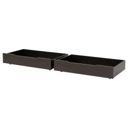 ikea nodeland Bed storage box, black-brown, 21x61x100 cm-picture-26