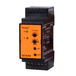 Minilec Earth Fault Relay Power On Delay 1-10 Sec Trip Delay 0.1-1 Sec 240 V Black & Red, S2 ELR-2-picture-38