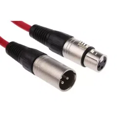 RS PRO PVC XLR Cable 3 Pin Female & Male Connector Red 3 m, 7424507-image-80