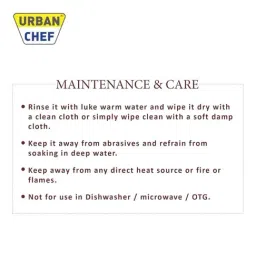 Urban Chef Brown Wood Non-Stick Spatula For Cooking And Serving - Set of 6 image 5