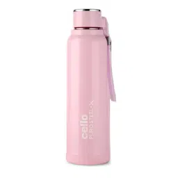 Cello Pink Stainless Steel Puro Water Bottle (650 ml)-picture-29